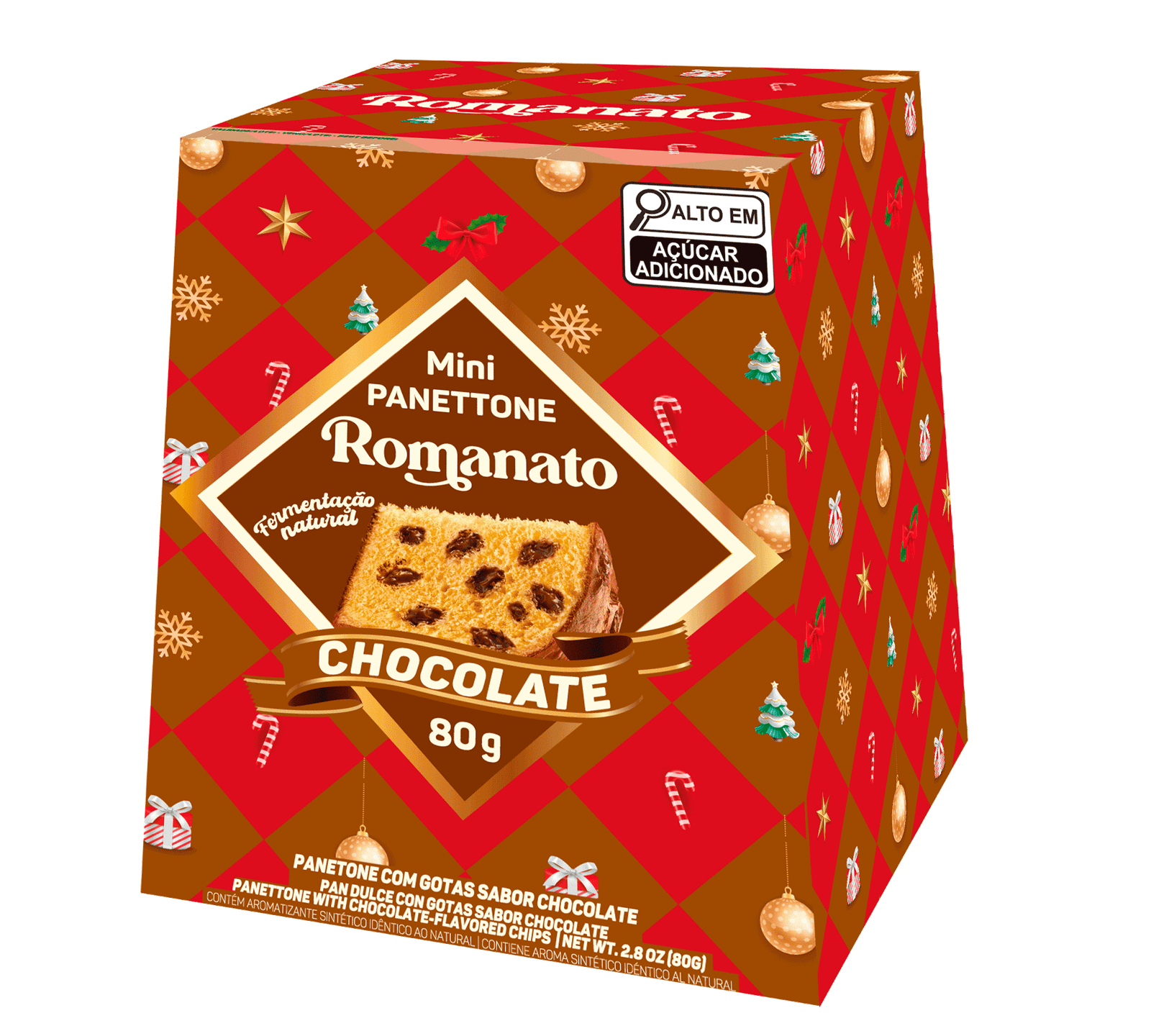 Panettone Chocolate Cx 80g