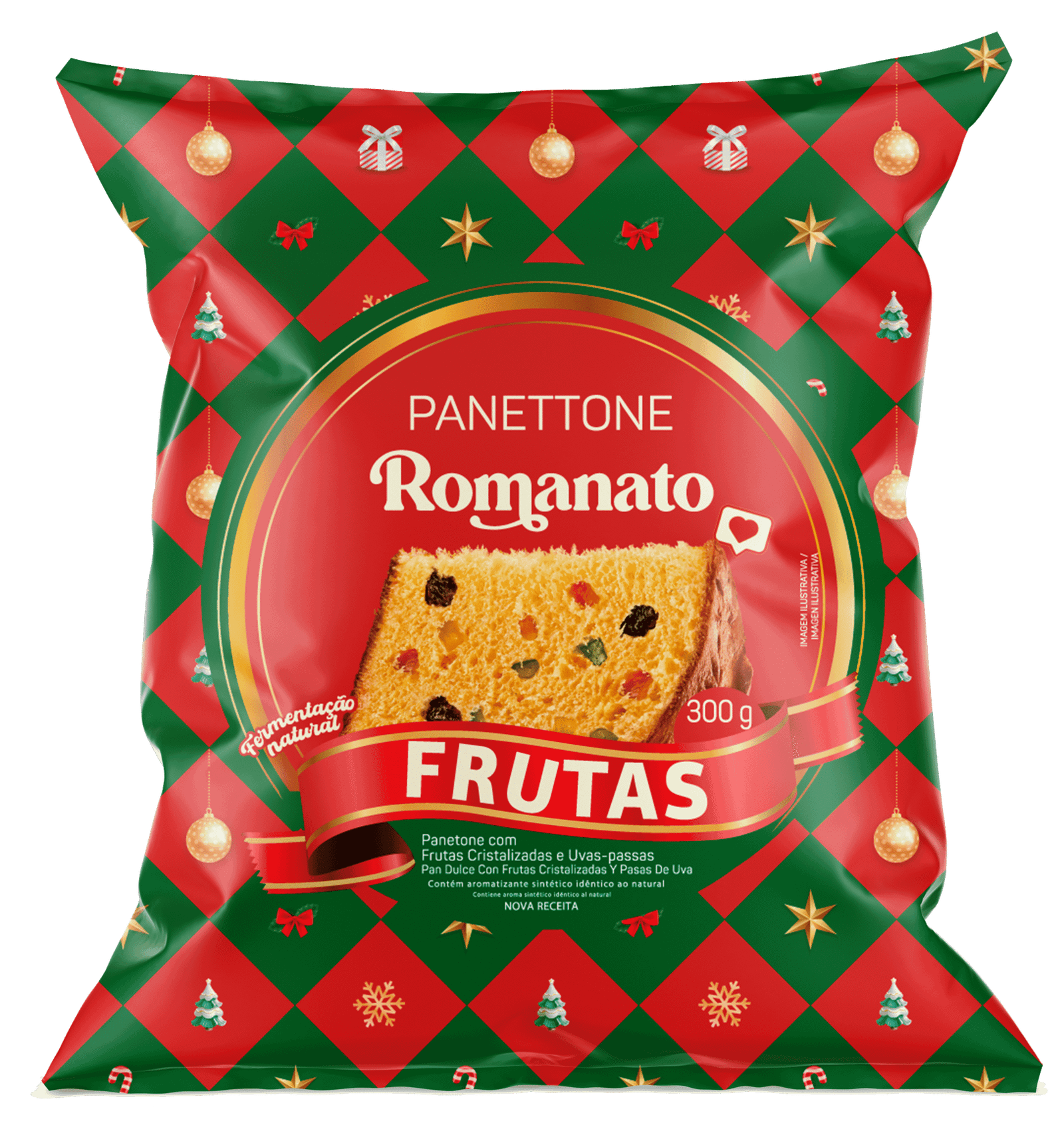Panettone Flowpack Frutas 300g