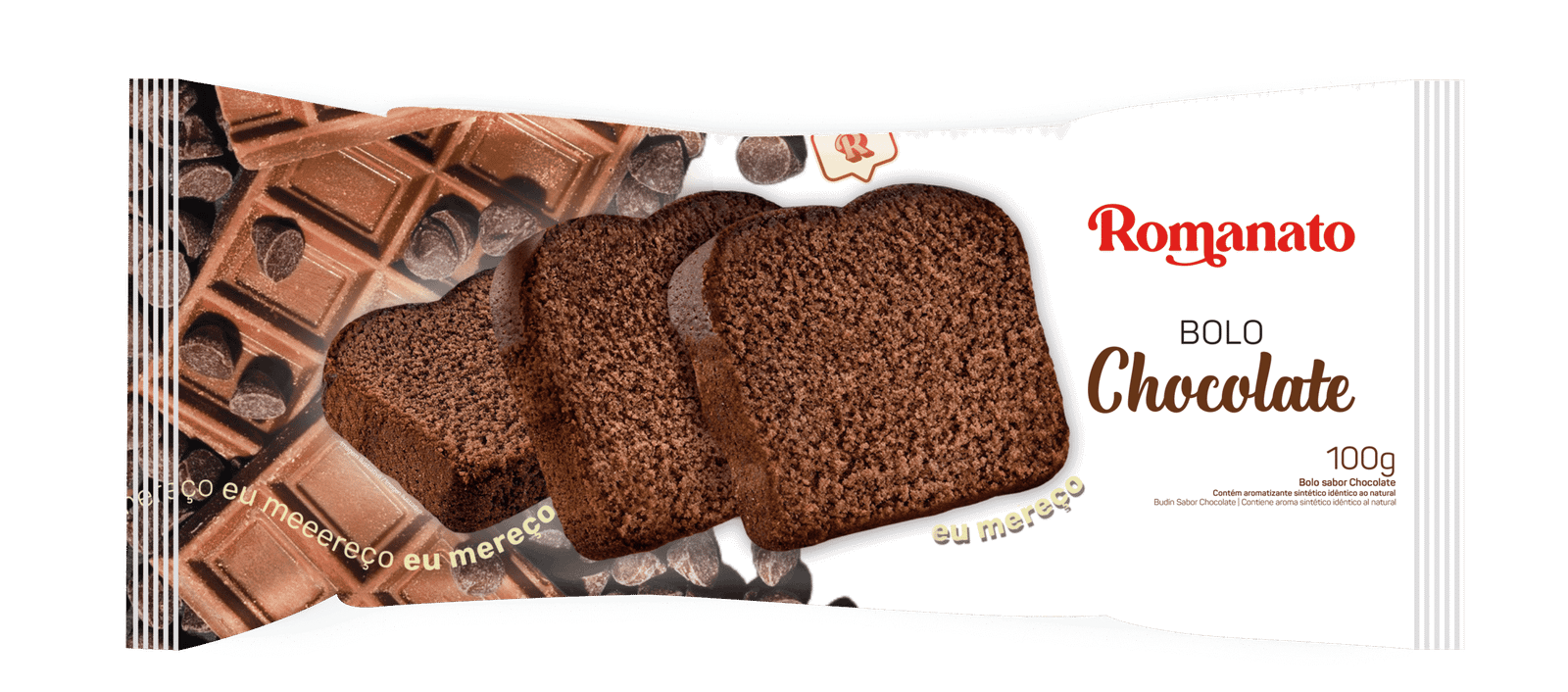 Bolo 100g Sabor Chocolate