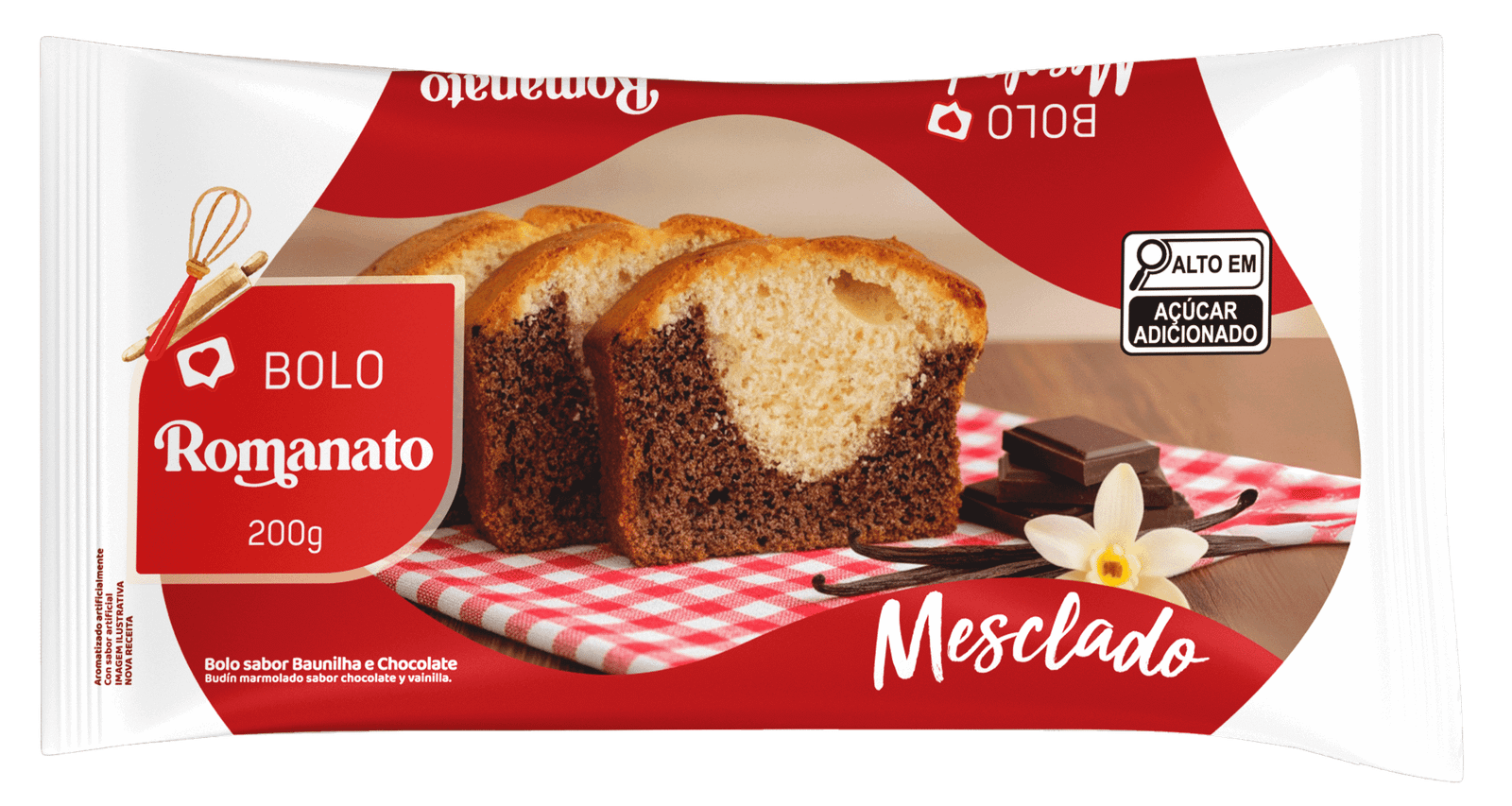 Bolo Mesclado 200g