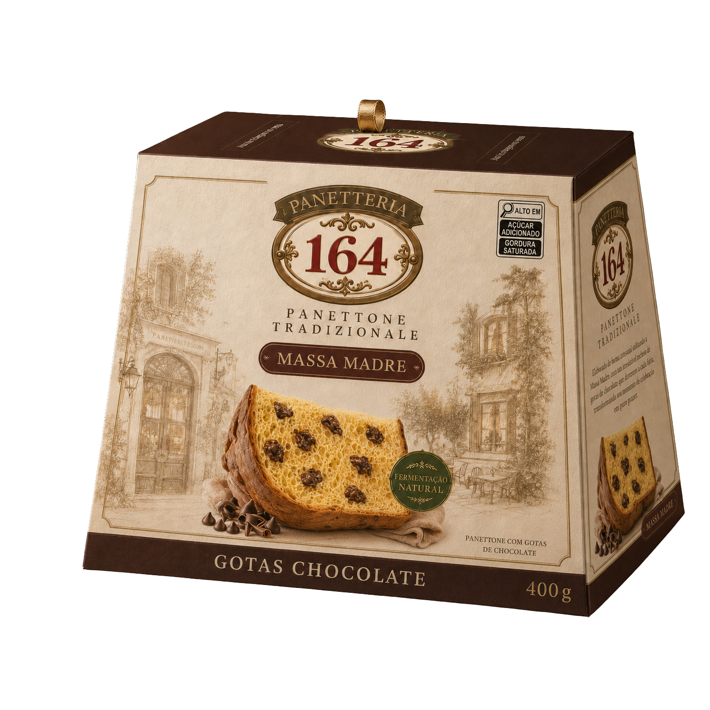 Panettone Panetteria 164 Gotas de Chocolate 400g